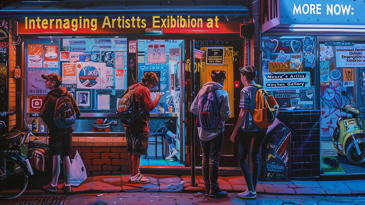 MORE THAN NOW: International Emerging Artists Exhibition at Moosey's Hoxton Gallery