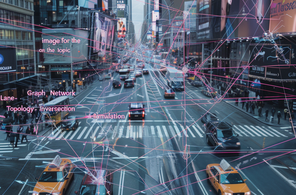 Graph Attention Network for Lane-Wise and Topology-Invariant Intersection Traffic Simulation