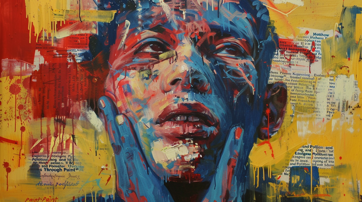 Matthew Krishanu: Exploring Emotion, Enigma, and Politics Through Paint