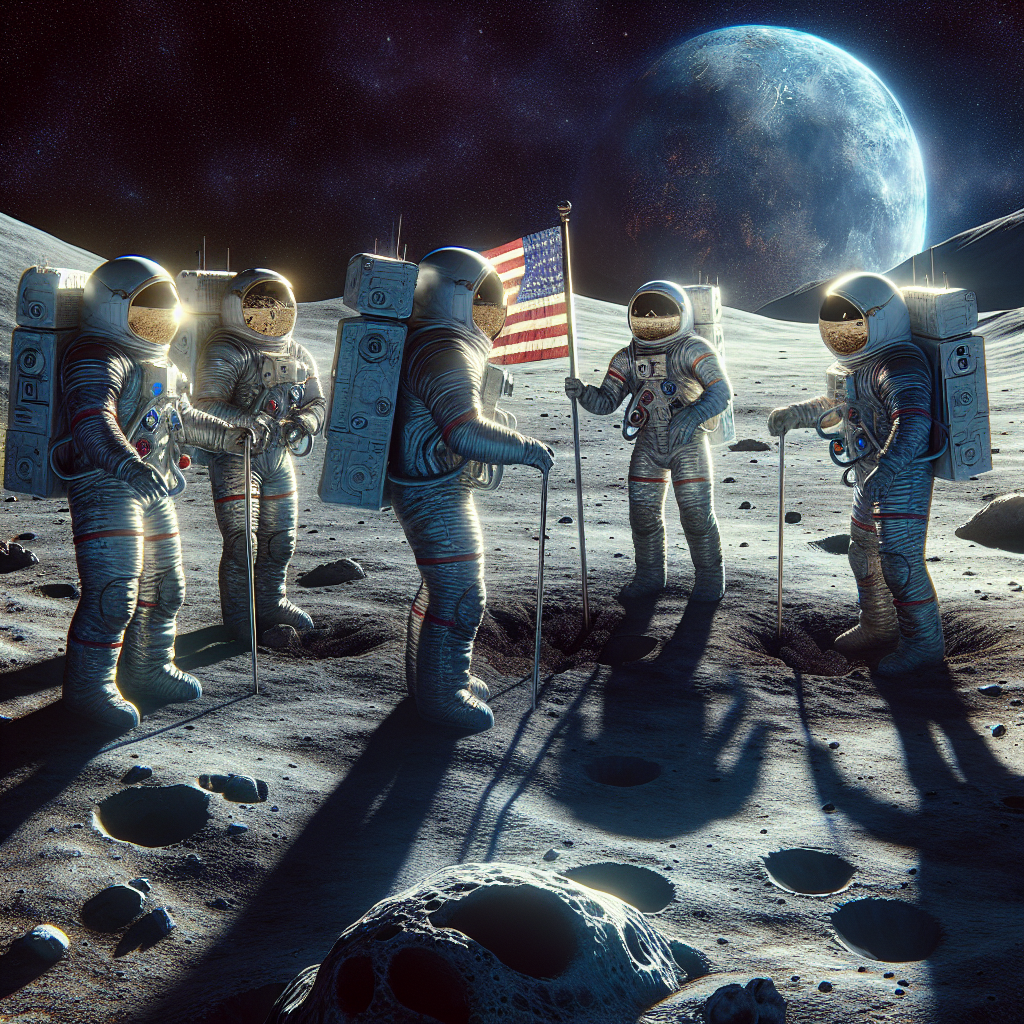 NASA Astronauts Practice Moonwalking Operations for Artemis III in Arizona