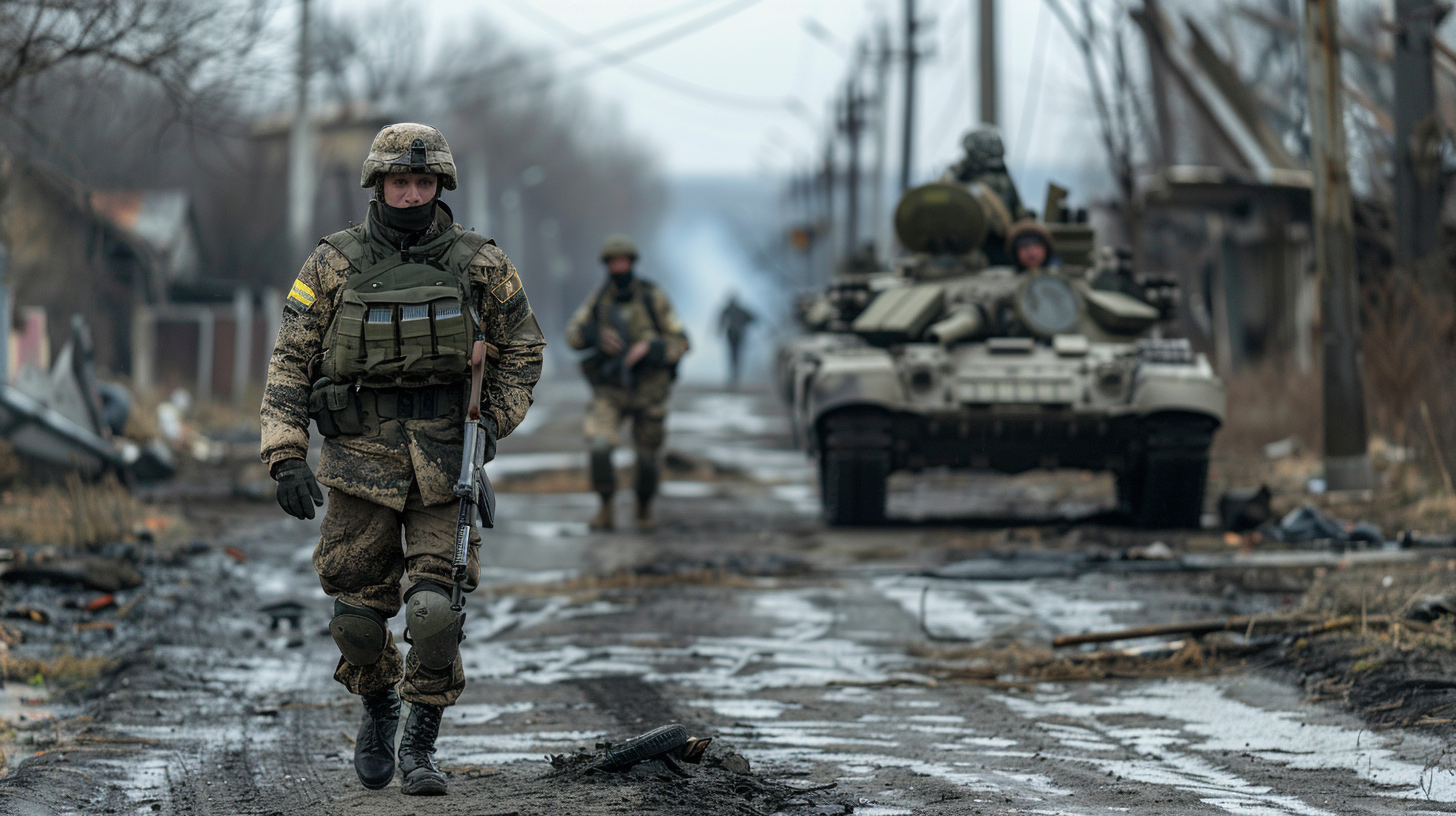 Russia Presses Attacks in Northeast Ukraine, Seeking Buffer Zone on Border