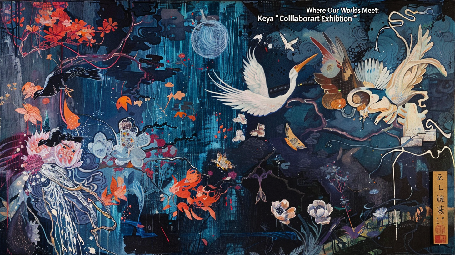 Where Our Worlds Meet: Keya Tama's Collaborative Art Exhibition