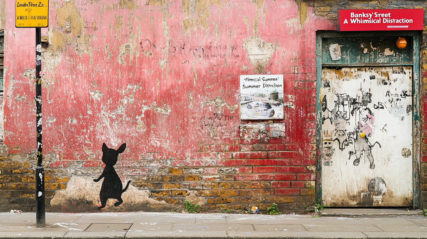Banksy's London Street Zoo: A Whimsical Summer Distraction