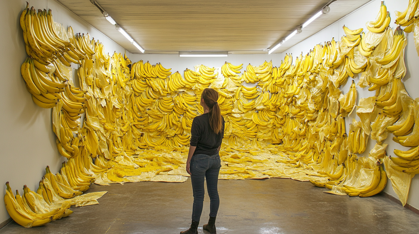 Art World's Latest Craze: -1.5 Million Banana and Duct Tape